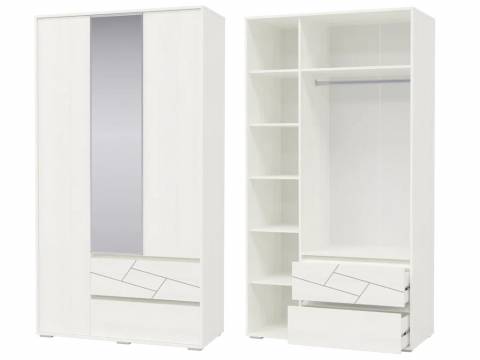 Шкаф 3-х дверный с ящиками Аделина 4-4832