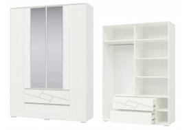 Шкаф 4-х дверный с ящиками Аделина 4-4833