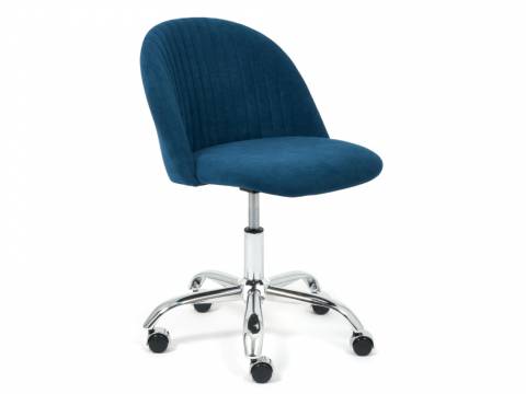 Кресло офисное Melody флок синий