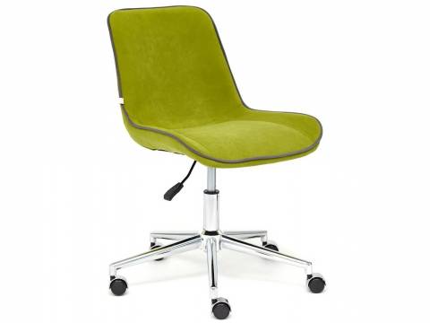 Кресло офисное Style флок олива