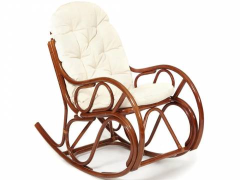 Кресло-качалка Vienna разборная с подушкой орех