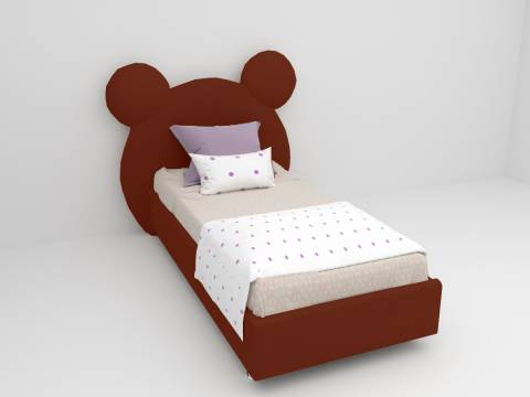 Кровать Миша с ортопедическим основанием 1200*2000