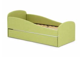 Кровать с ящиком Letmo авокадо (рогожка)