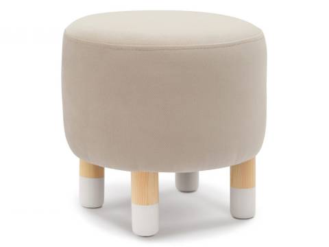 Пуф круглый Stumpa ванильный