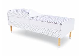 Кровать Stumpa Классика с бортиком рисунок Геометрия Зигзаги