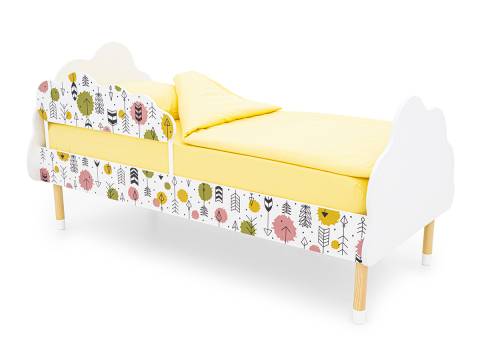 Кровать Stumpa Облако с бортиком рисунок Стрелы