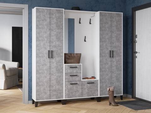 Прихожая Витра белый/ателье светлое