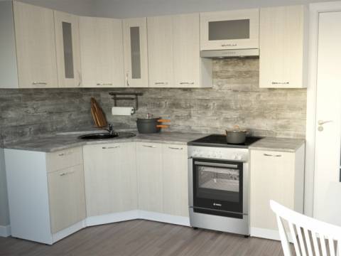 Кухонный гарнитур Лариса оптима 1 1300х2500 мм