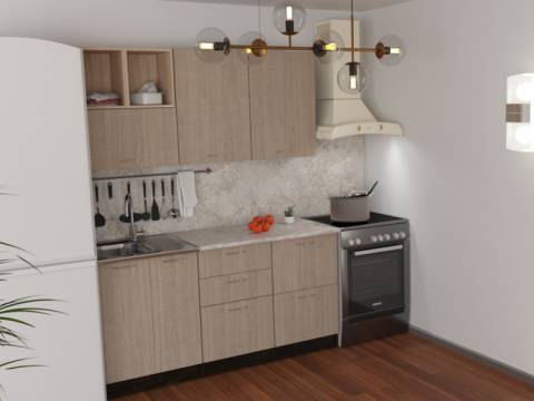 Кухонный гарнитур Надежда стандарт 4 1600 мм