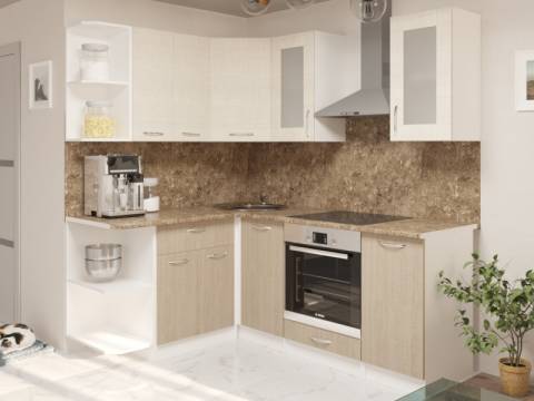 Кухонный гарнитур Ольга прайм 3 1500х2000 мм