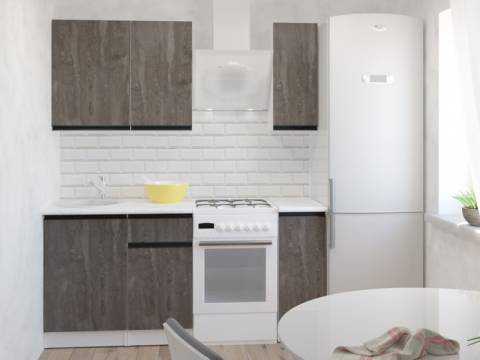 Кухонный гарнитур Ноктюрн лайт 1200 мм