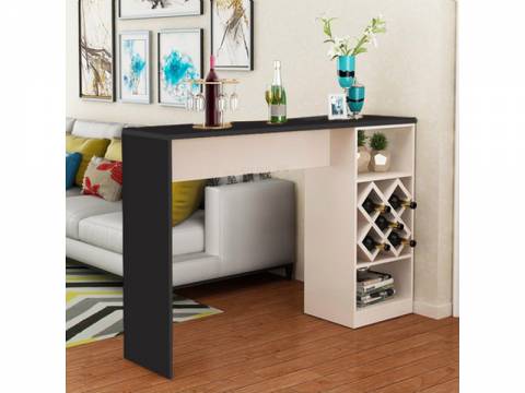 Барный стол №4 Белый-Венге