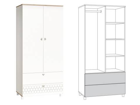 Шкаф для одежды 13.334 Эйп