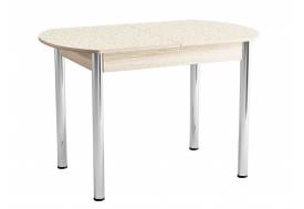 Стол раздвижной Европейский Пластик Хром