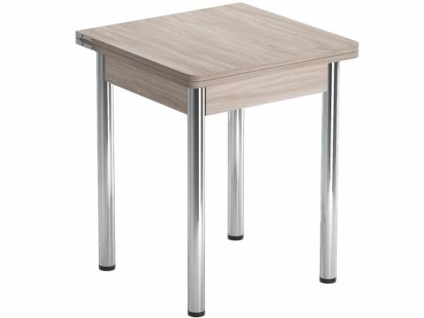 Стол раскладной Ломберный 600 ЛДСП Хром шимо светлый