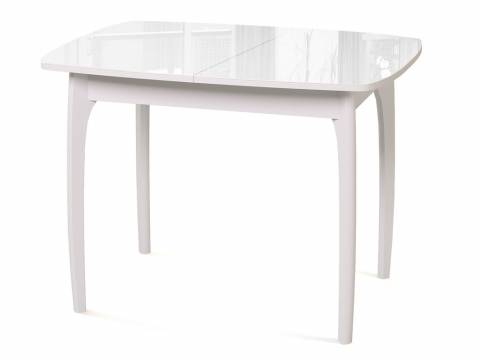 Стол Dikline М15 стекло белое