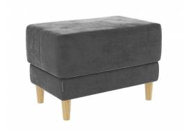 Пуф Рондо 2 велюр графит