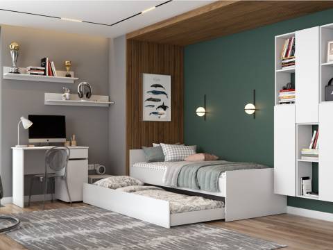 Детская Токио Белый текстурный