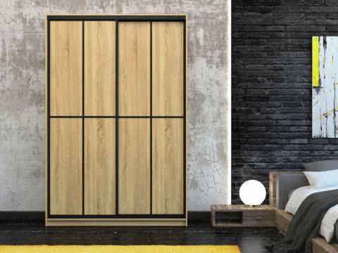 Шкаф-купе Лофт Шк16-47 1600 глубина 470 фасад ЛДСП +