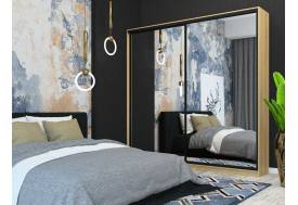 Шкаф-купе Лофт Шк24-47 2400 глубина 470 фасад зеркало