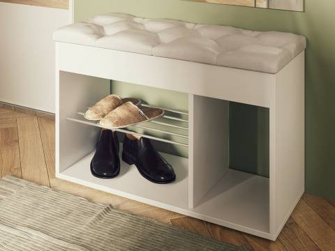 Обувница Вита белый