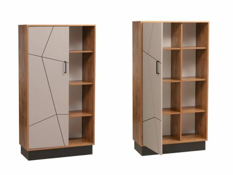 Шкаф комбинированный 54.06 Гамма фасад грей