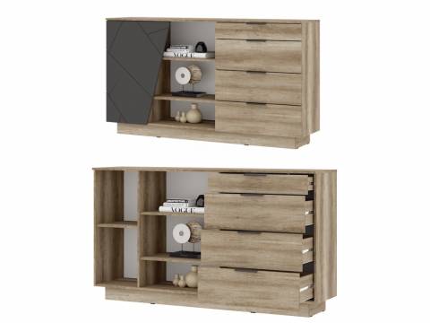 Комод КМ 01 1704 4 ящика Даллас