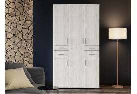 Шкаф Нельсон 2 Дуб Крафт Белый