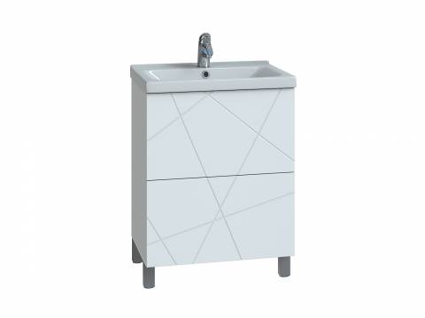 Тумбы Geometry 2-600 Фостер белый