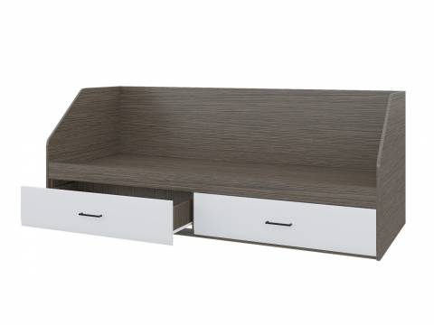 Кровать 800 2 ящика Ненси МДФ Венге