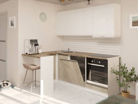 Кухонный гарнитур Антика прайм 1100х2000 мм