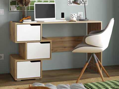 Стол компьютерный СК 11 вотан, белый