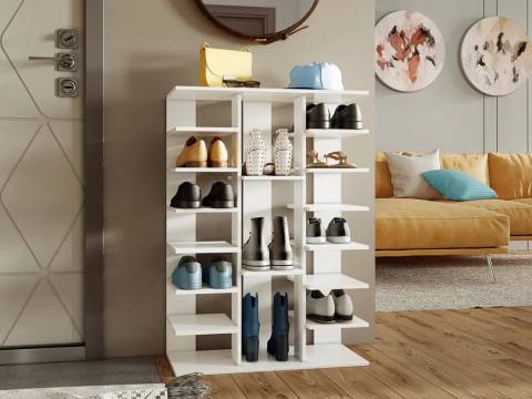 Обувница Лофт №6 Белый