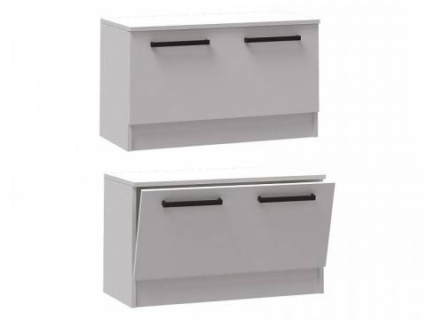 Тумба для обуви Кевин 800 белый