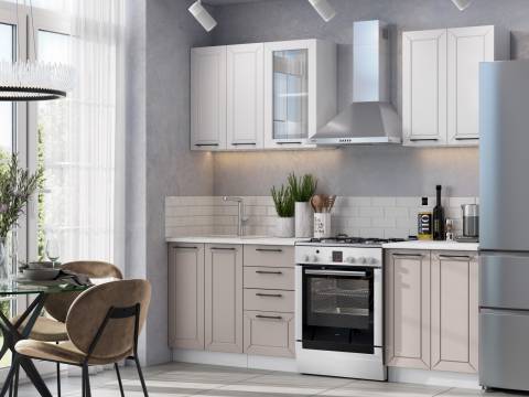 Кухня Кельн 1,6 м софт даймонд софт тоффи