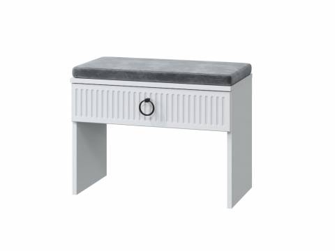 Тумба с мягким элементом и ящиком Шарлиз