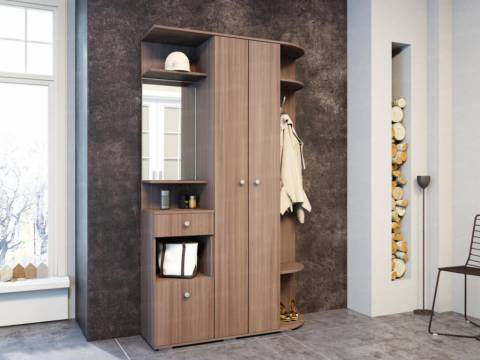 Прихожая Виза Ясень Шимо темный