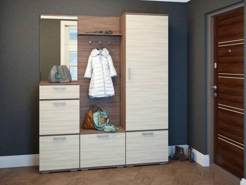 Прихожая модульная Ник Ясень Шимо