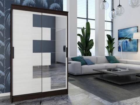 Шкаф купе Элегант 3 Дуб Венге-Сосна Лоредо