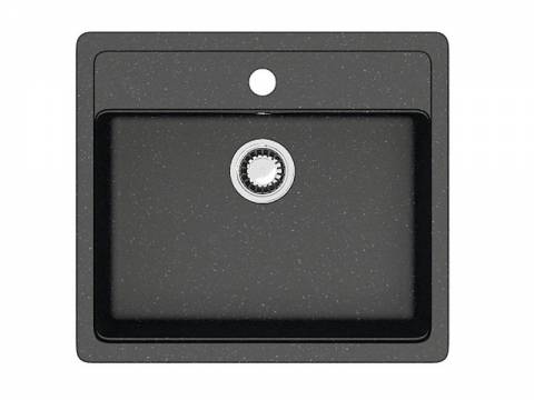 Мойка врезная Карельский камень модель 9 Черный