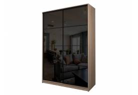 Шкаф-купе Max МШ-23-6-16-22 с пленкой Oracal черная