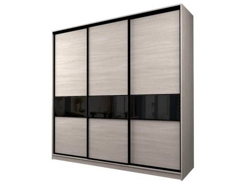Шкаф-купе Max МШ-25-6-27/2-999 пленка Oracal черная