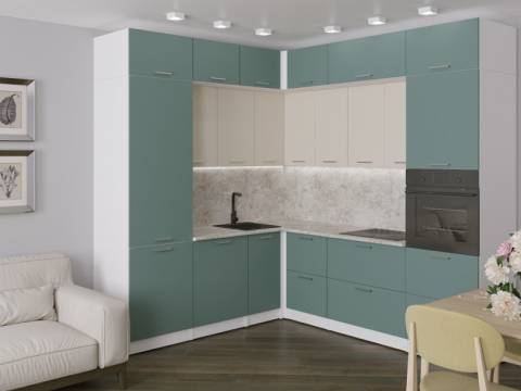 Кухонный гарнитур Глория гранд прайм 2200х2500 мм