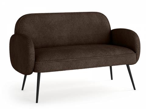 Диван 2-х местный Флеминг велюр барни шоколад