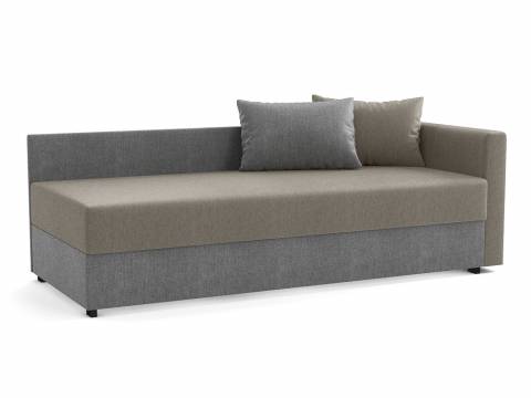 Диван Мальта жаккард тесла дым/жаккард тесла серый