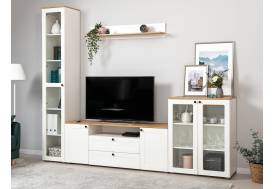 Гостиная Остин Белый шагрень