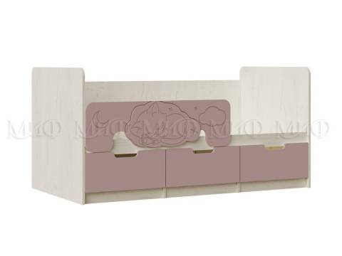 Кровать Юниор-4 800х1600 Шарли Pink