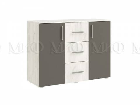 Комод 3 ящика 2 двери (1200) Фиеста NEW