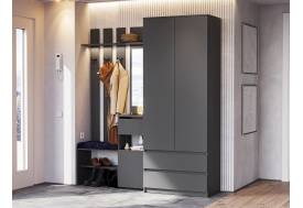 Прихожая Денвер Графит серый