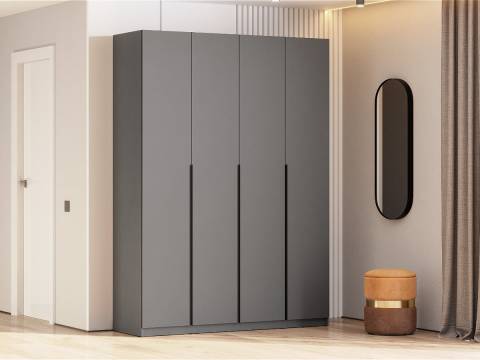 Шкаф ШК 05 графит 1600 мм